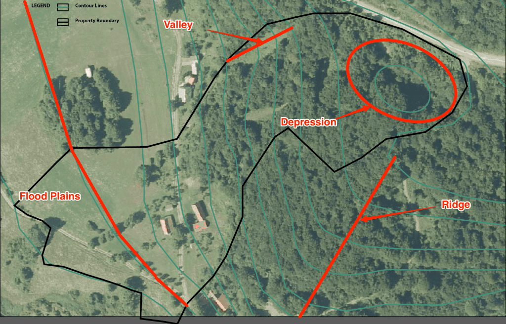 geography of my permaculture farm